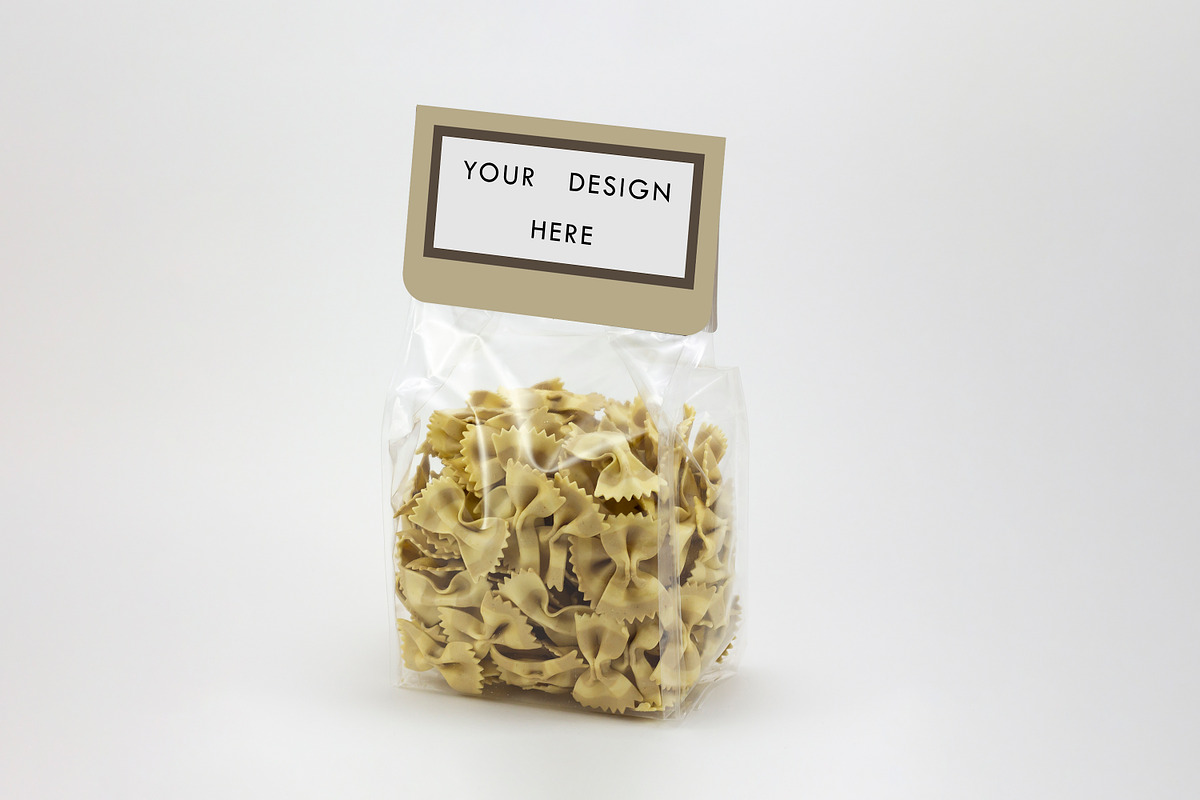 Download Farfalle pasta package mock up | Creative Photoshop ...