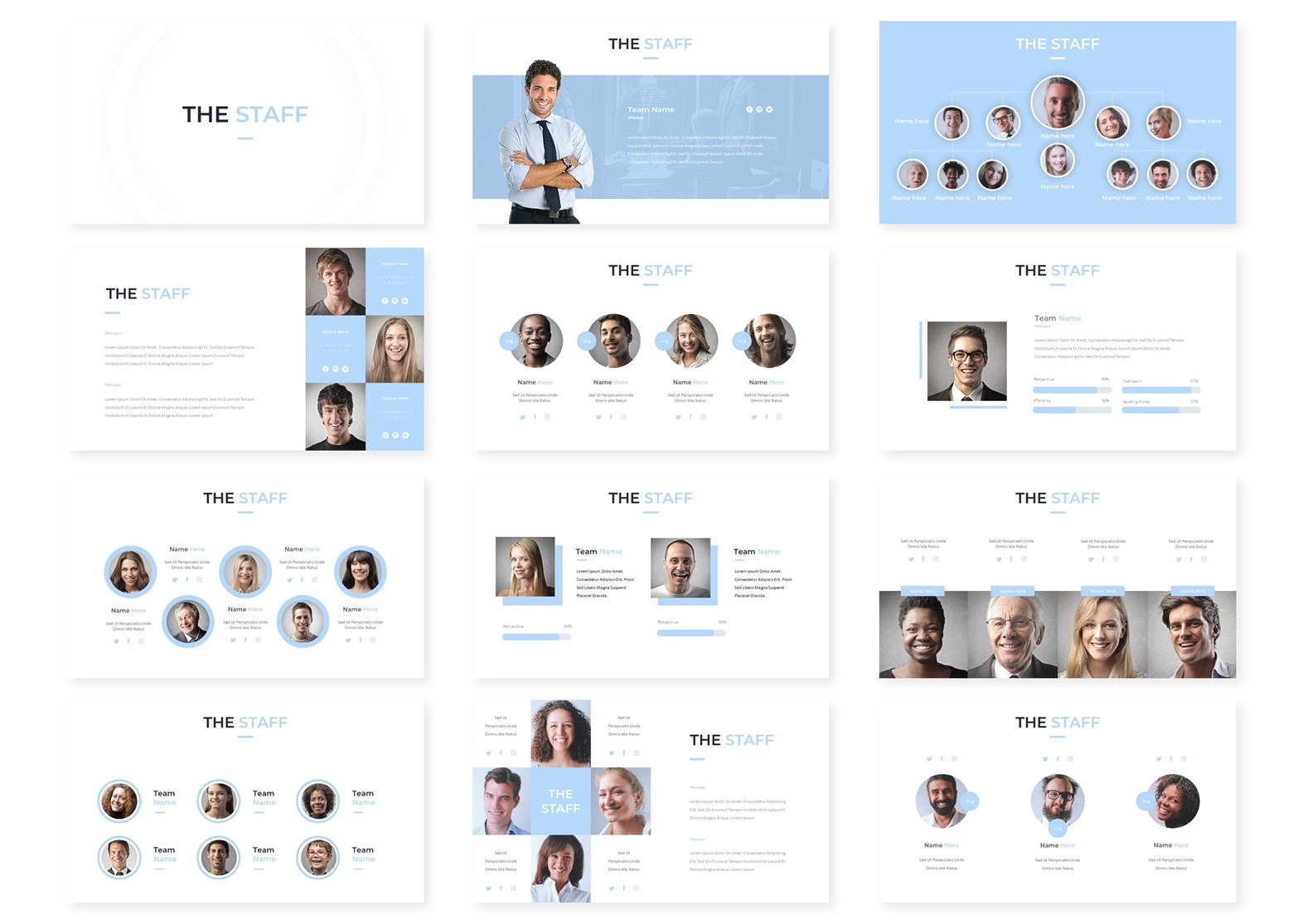 The Staff - Powerpoint Template | Presentation Templates ~ Creative Market