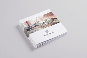 Interior Design Brochure | Creative InDesign Templates ~ Creative Market