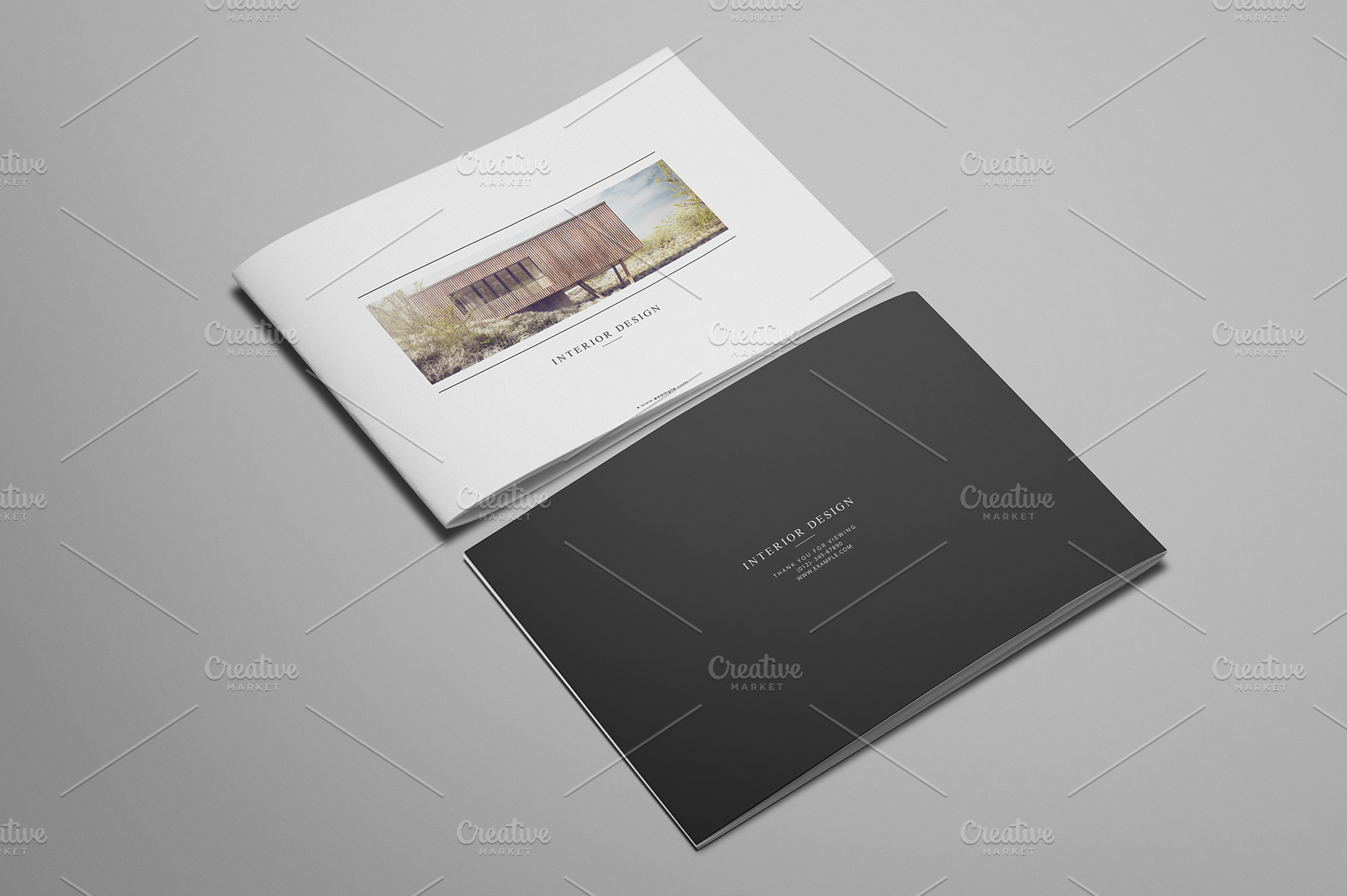 Interior Design Brochure | Creative Photoshop Templates ~ Creative Market