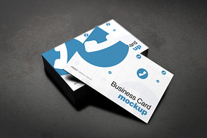 Download European Size Business Card Mockup Creative Photoshop Templates Creative Market