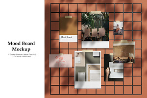 Download Mood Board Mockup Creative Photoshop Templates Creative Market