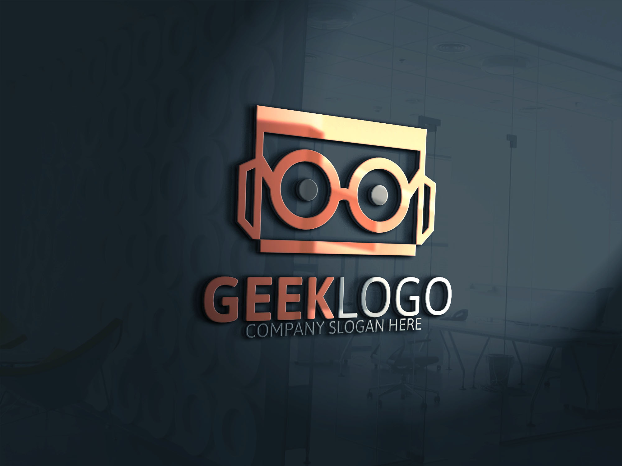 Geek Logo V4 Branding And Logo Templates Creative Market