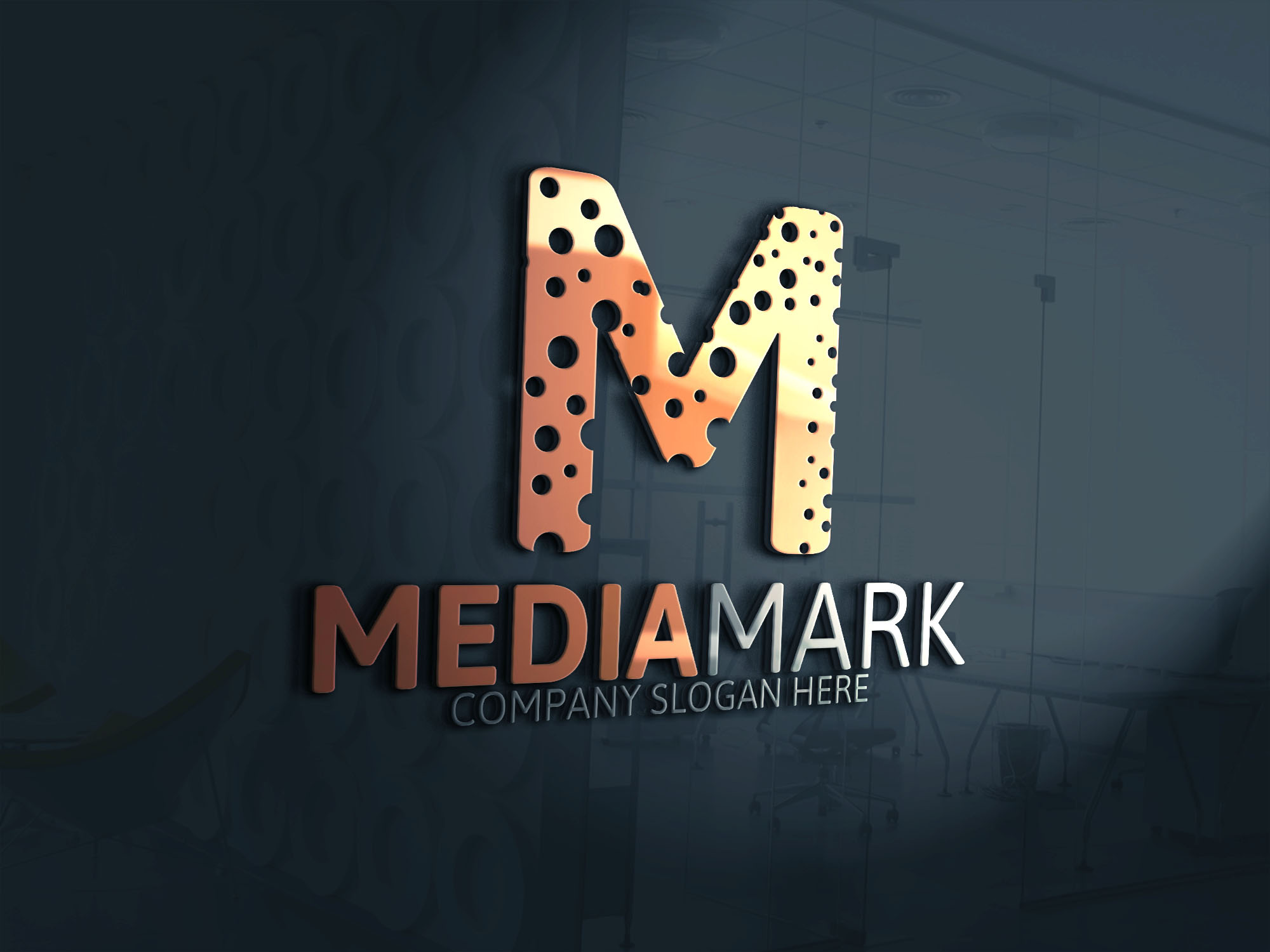 Media Mark Logo | Branding & Logo Templates ~ Creative Market