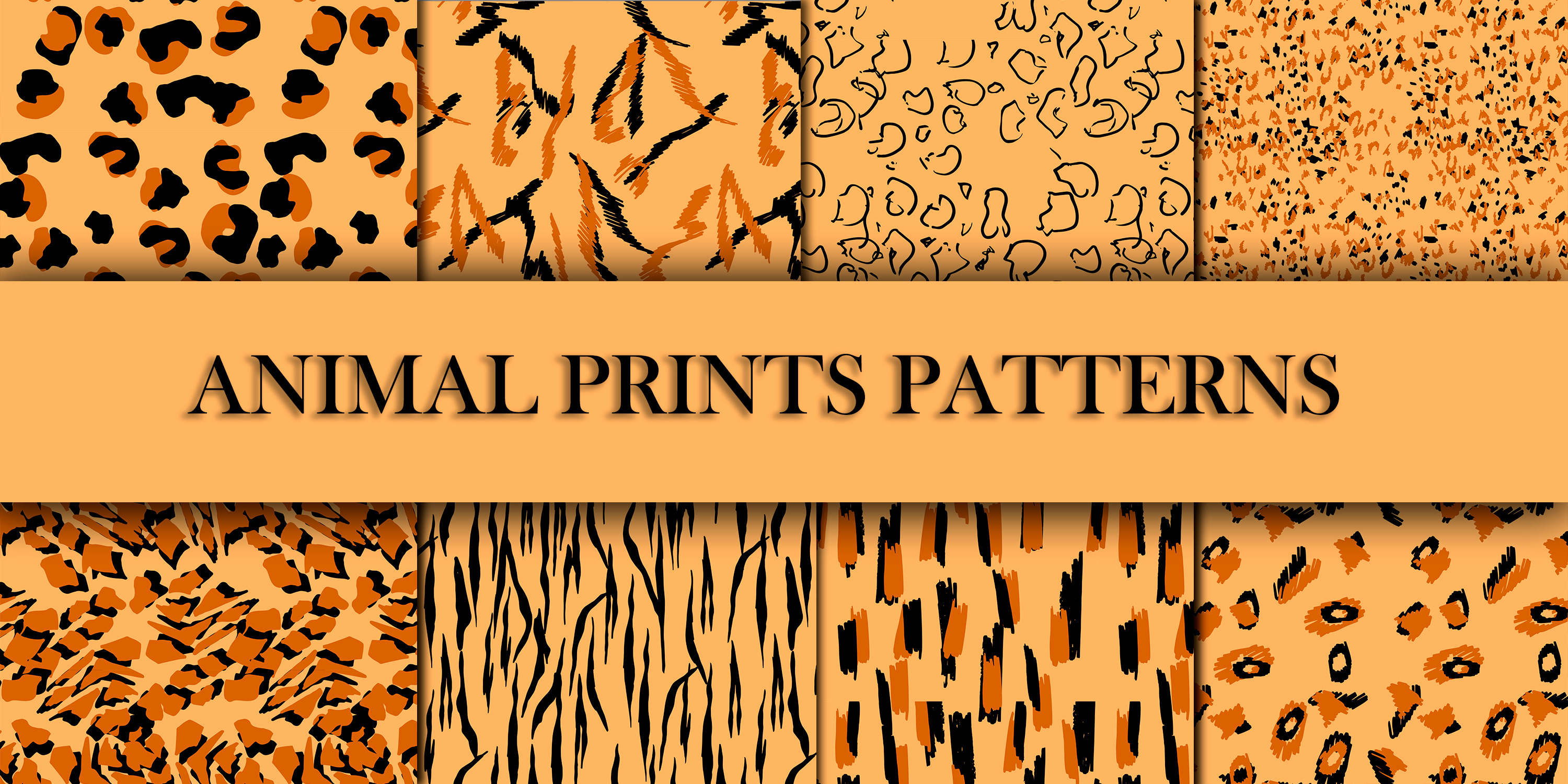 HAND DRAWN ANIMAL PRINT PATTERNS | Graphic Patterns ~ Creative Market