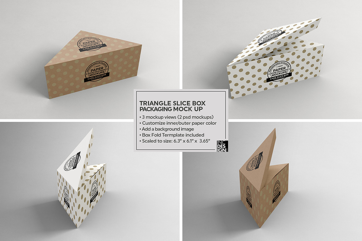 Download VOL.3 Food Box Packaging Mockups | Creative Photoshop Templates ~ Creative Market