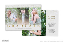 Graduation Card PSD CG084 | Creative Photoshop Templates ~ Creative Market