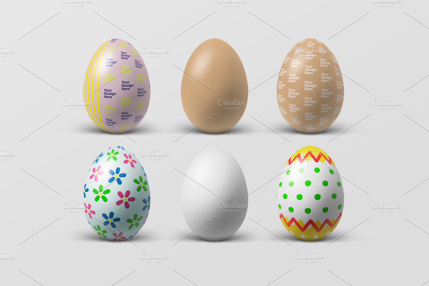 Download Easter Eggs Painting Mockup Creative Photoshop Templates Creative Market