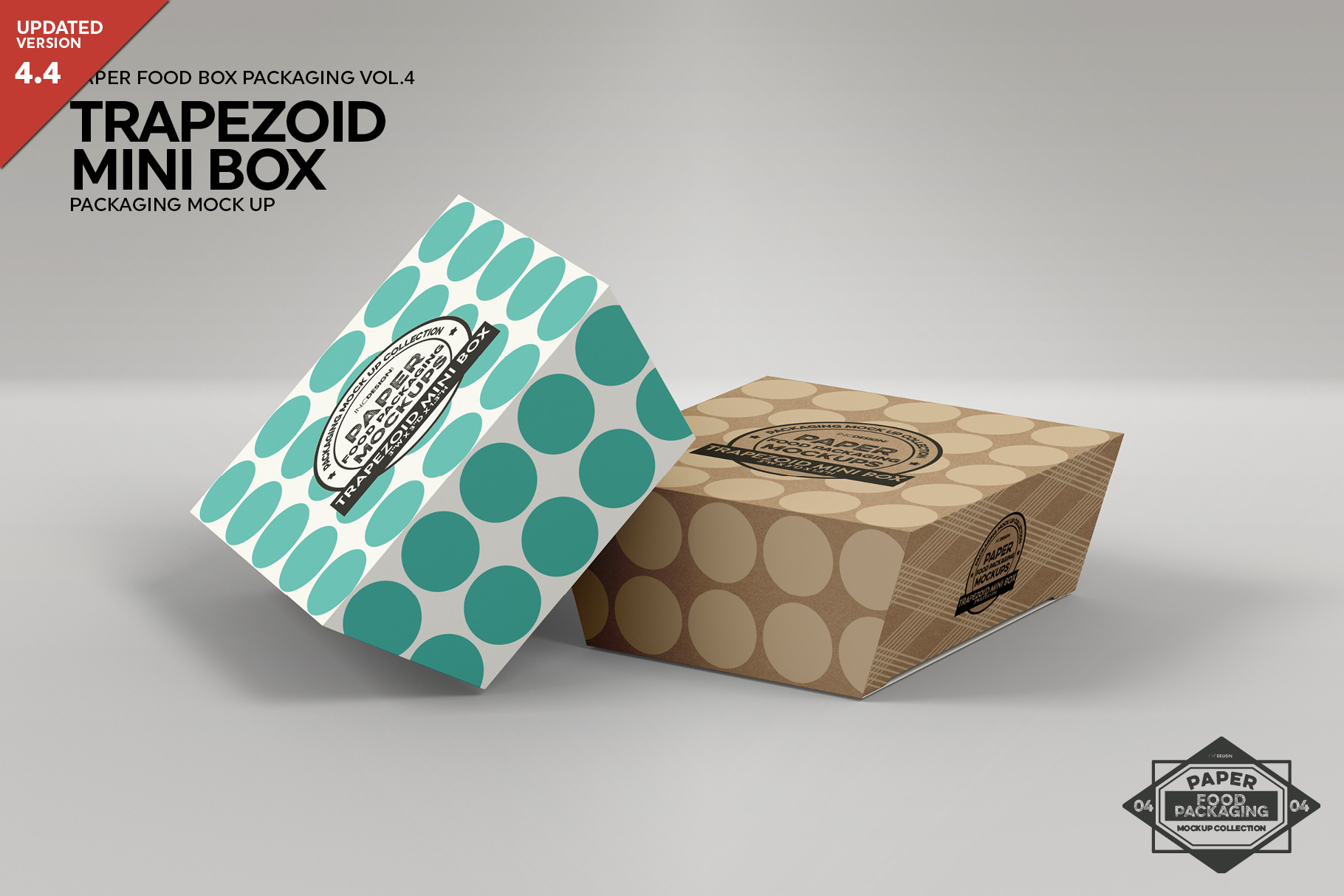 Download Trapezoid Mini Boxes Mockup Creative Photoshop Templates Creative Market