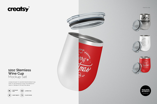 Download Beverage Can Holder Cooler Mockup Pre Designed Photoshop Graphics Creative Market PSD Mockup Templates