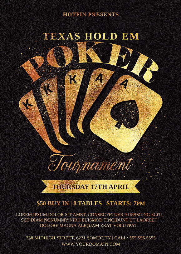 Poker Tournament Flyers