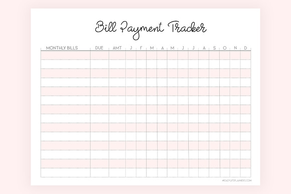 Bill Tracker refills