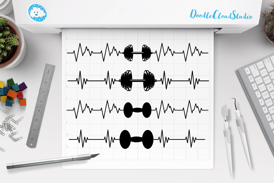 Download Weights Svg Files Lifting Weights Pre Designed Photoshop Graphics Creative Market