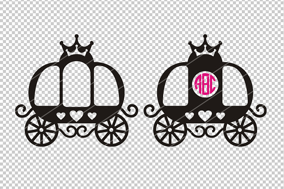 Download Princess Carriage Svg Carriage Clip Pre Designed Photoshop Graphics Creative Market