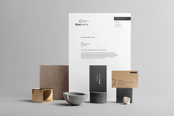 Download Geometria Branding Mockup | Creative Photoshop Templates ...