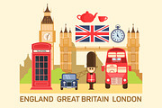 Vector illustration of Great Britain | Graphic Objects ~ Creative Market