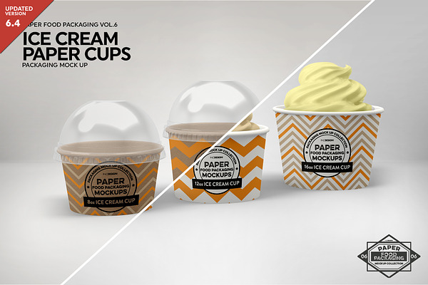 Download Paper Scoop Cup Packaging Mockup Creative Photoshop Templates Creative Market 3D SVG Files Ideas | SVG, Paper Crafts, SVG File