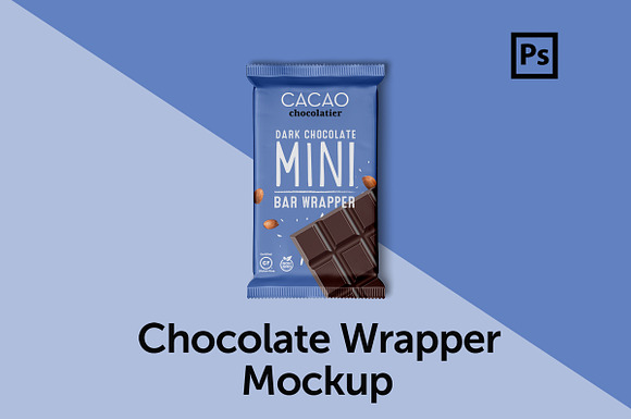 Download Mini Chocolate Wrapper Mockup Creative Photoshop Templates Creative Market