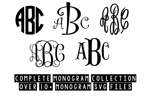 Crayons & Pencils Circle Monogram Frames SVG Cut File & Clipart