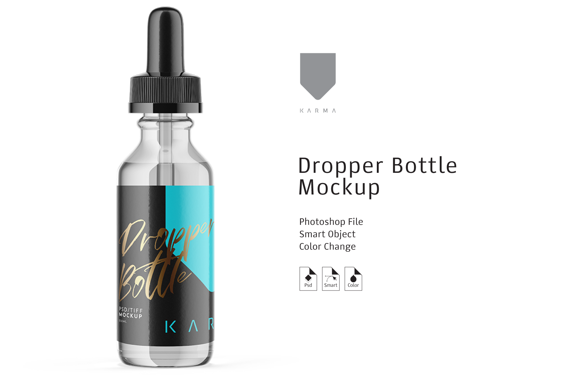 Download Dropper Bottle Mockup Glass 14 Creative Illustrator Templates Creative Market