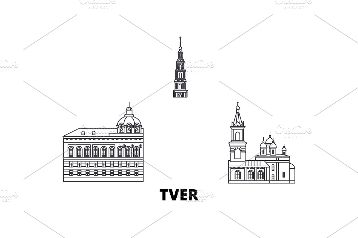 Достопримечательности твери рисунок