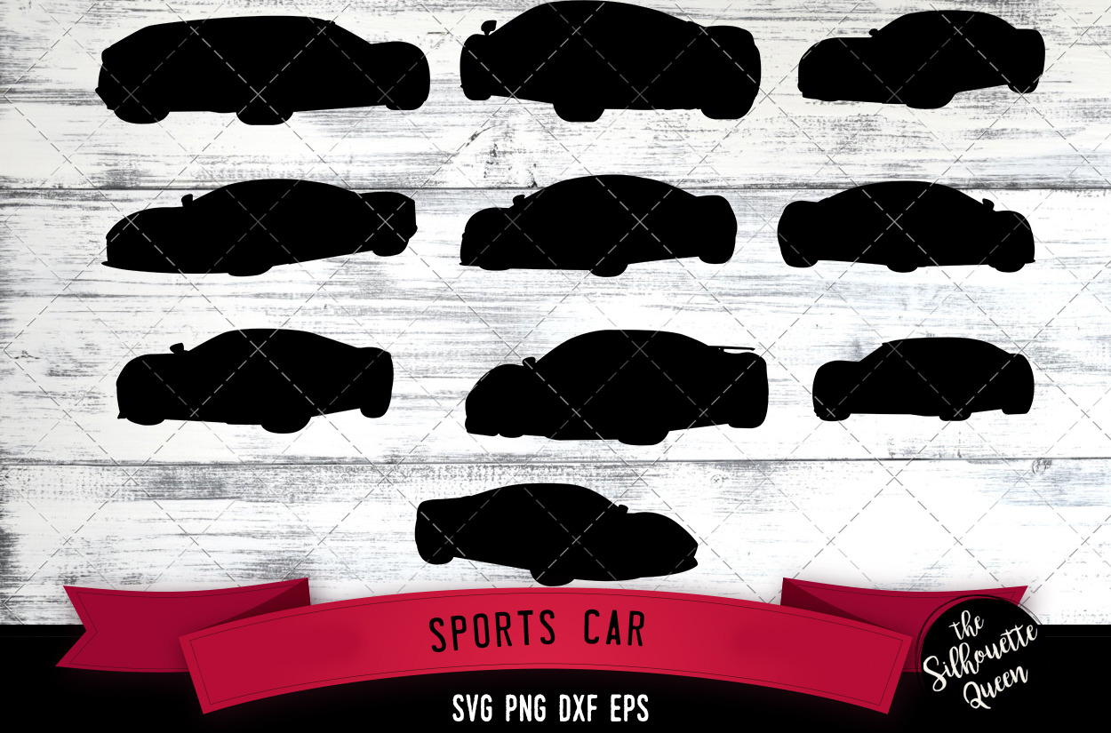 Download Sports Car Svg File Svg Cut File Pre Designed Illustrator Graphics Creative Market