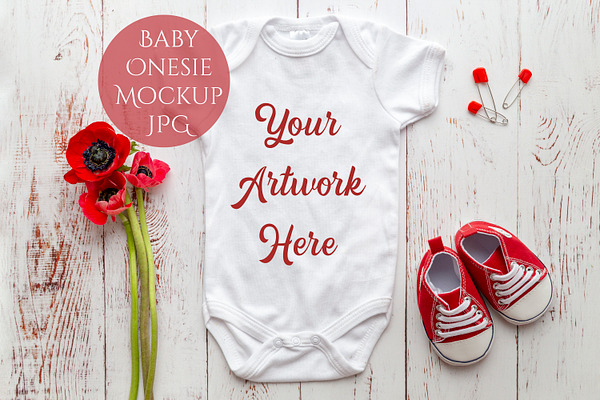 Download Babygrow Onesie Mockup JPG | Creative Photoshop Templates ...