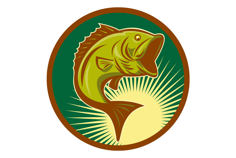 Free Free 276 Jumping Bass Fish Svg SVG PNG EPS DXF File