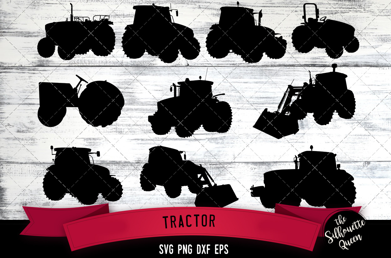 Tractor Svg File Farm Svg Cut File Pre Designed Illustrator Graphics Creative Market