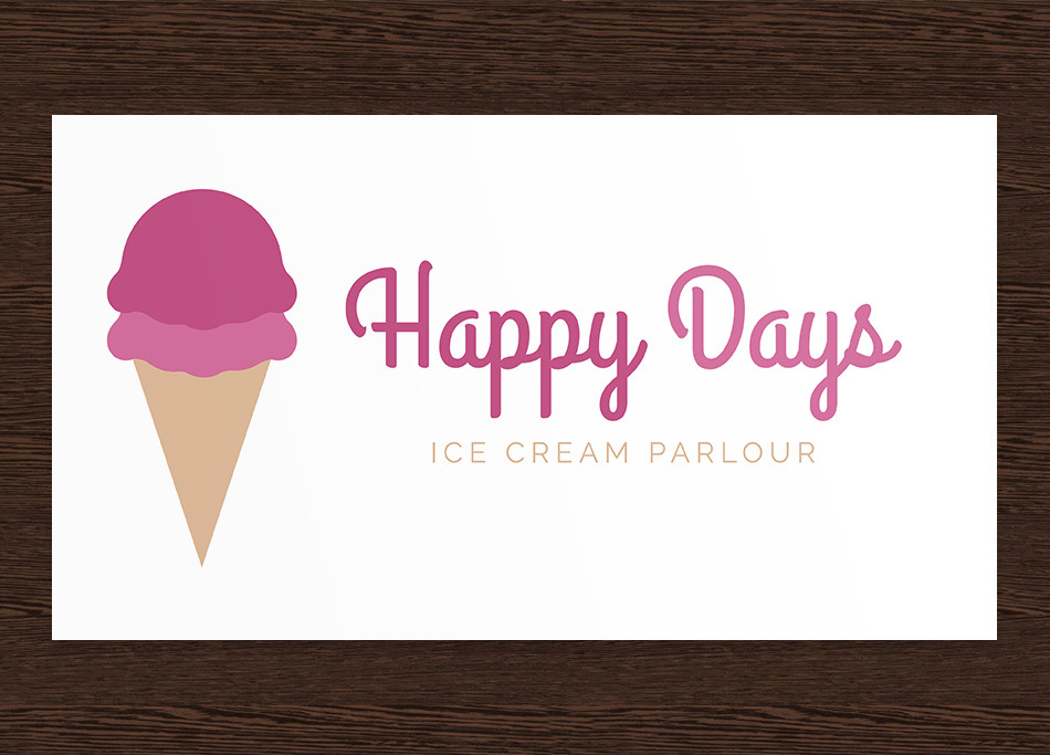 Download Ice Cream Logo Psd Template Creative Photoshop Templates Creative Market