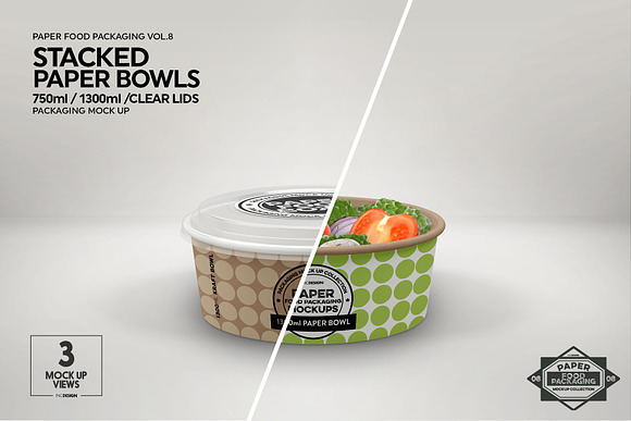 Download Vol 8 Food Box Packaging Mockups Creative Photoshop Templates Creative Market