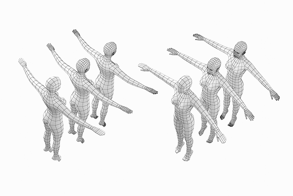 Characters T Pose 3D Models download - Free3D