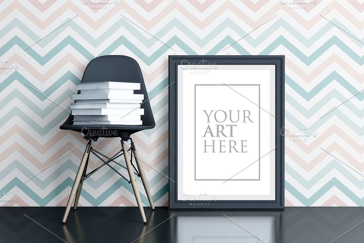 Download Frame/chair Generator Color - Mockup | Creative Photoshop Templates ~ Creative Market