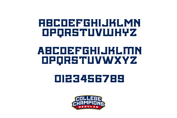 College Championship Font by Alphabet Agency · Creative Fabrica