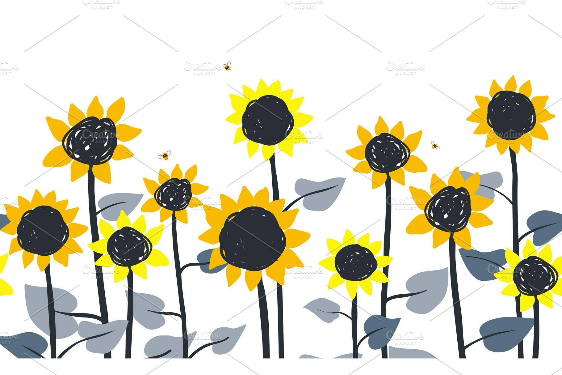 Free Free 280 Sunflower Border Svg SVG PNG EPS DXF File.