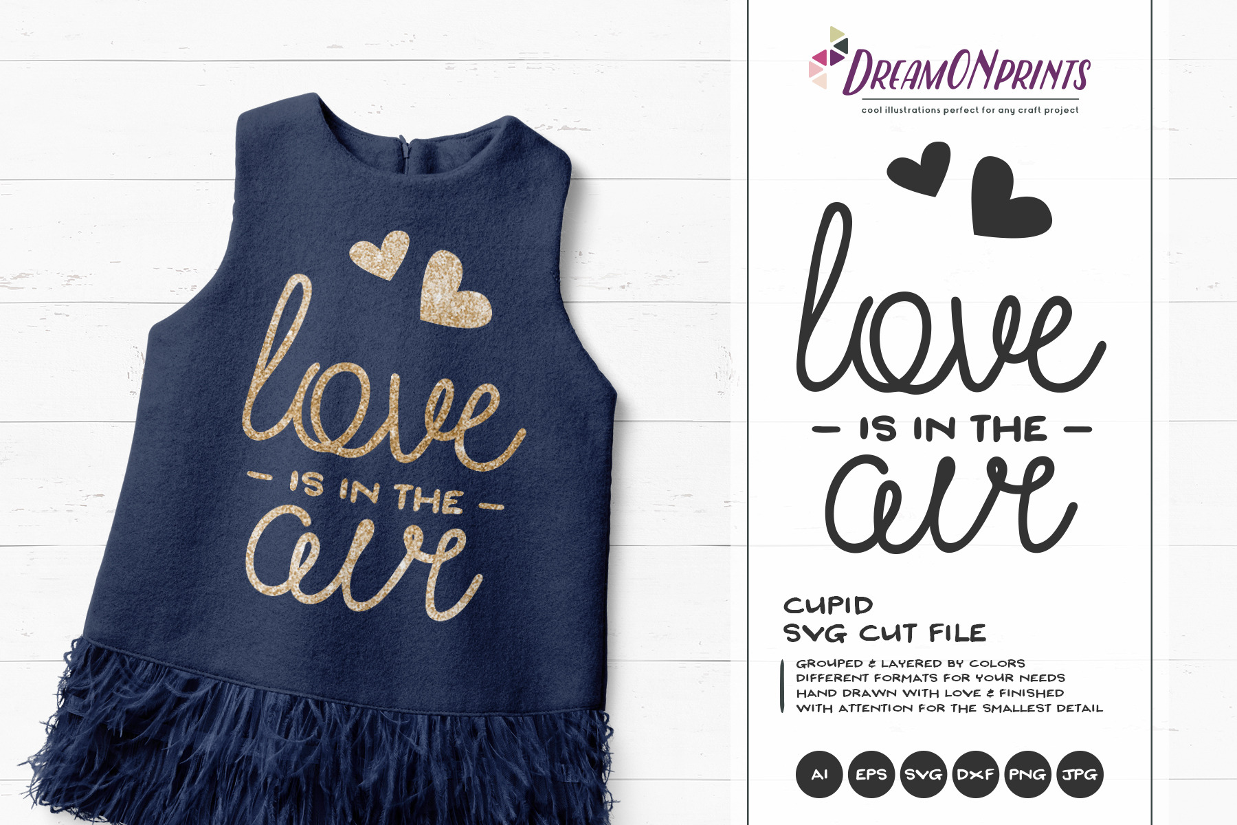 Love Is In The Air Svg Vector Pre Designed Photoshop Graphics Creative Market