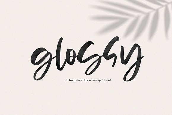 Download Glossy A Handwritten Script Font Stunning Script Fonts Creative Market