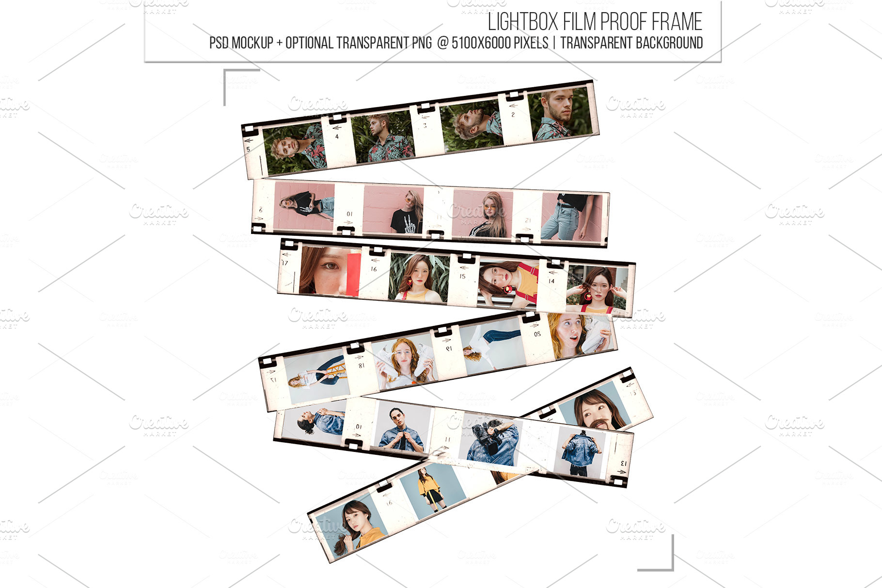 Download Lightbox Film Proof Frame Mockup Creative Mockup Templates Creative Market