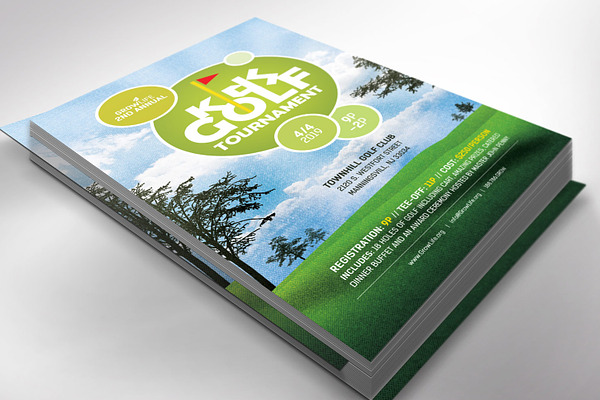 Kids Golf Tournament Flyer Word | Creative Flyer Templates ~ Creative ...