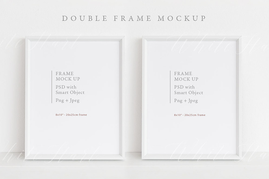 Download Frame Mockup A4 Landscape Psd Creative Illustrator Templates Creative Market PSD Mockup Templates