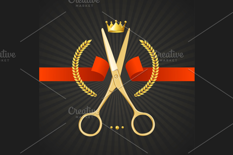 Scissors Set. Vector | Pre-Designed Illustrator Graphics ~ Creative Market