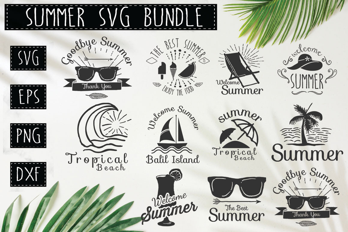 Download Summer Svg Design Bundle Pre Designed Illustrator Graphics Creative Market