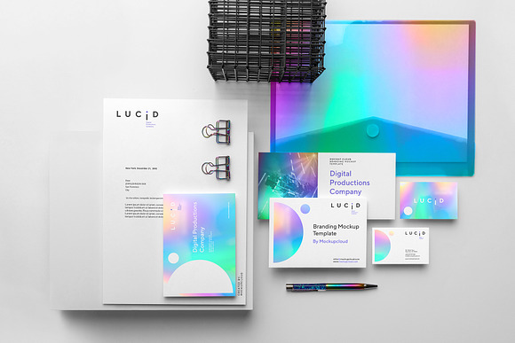 Download Lucid Branding Mockup Creative Photoshop Templates Creative Market