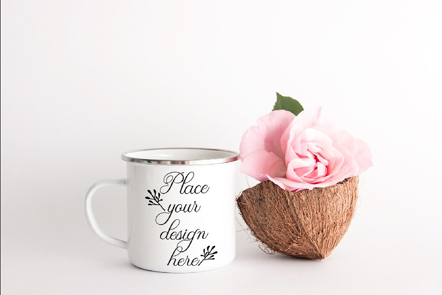 Download Spring Summer Boho Coffee Mug Mockup Creative Photoshop Templates Creative Market