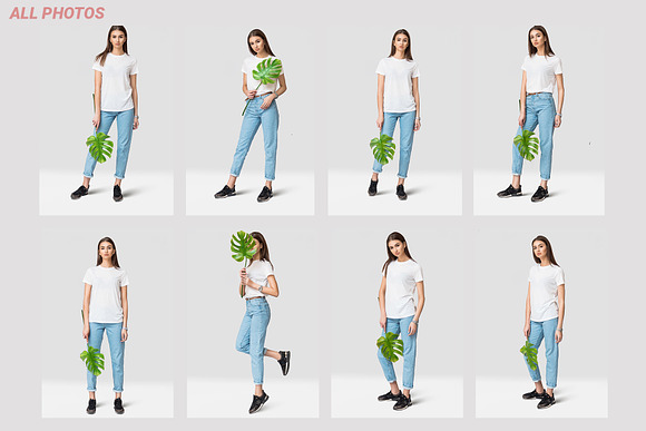 Female T Shirt Mockups Free Demo Creative Photoshop Templates Creative Market