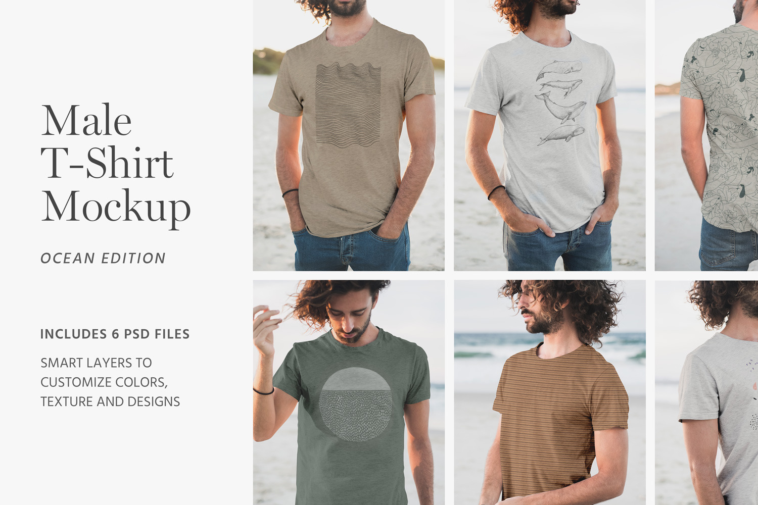 Download Male T Shirt Mockup Creative Photoshop Templates Creative Market