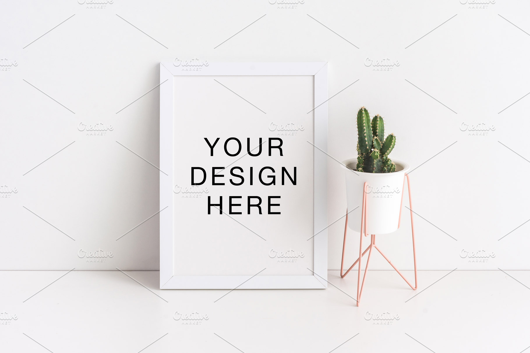 Download A4 Frame Mockup Smart Object PSD JPG | Creative Photoshop ...