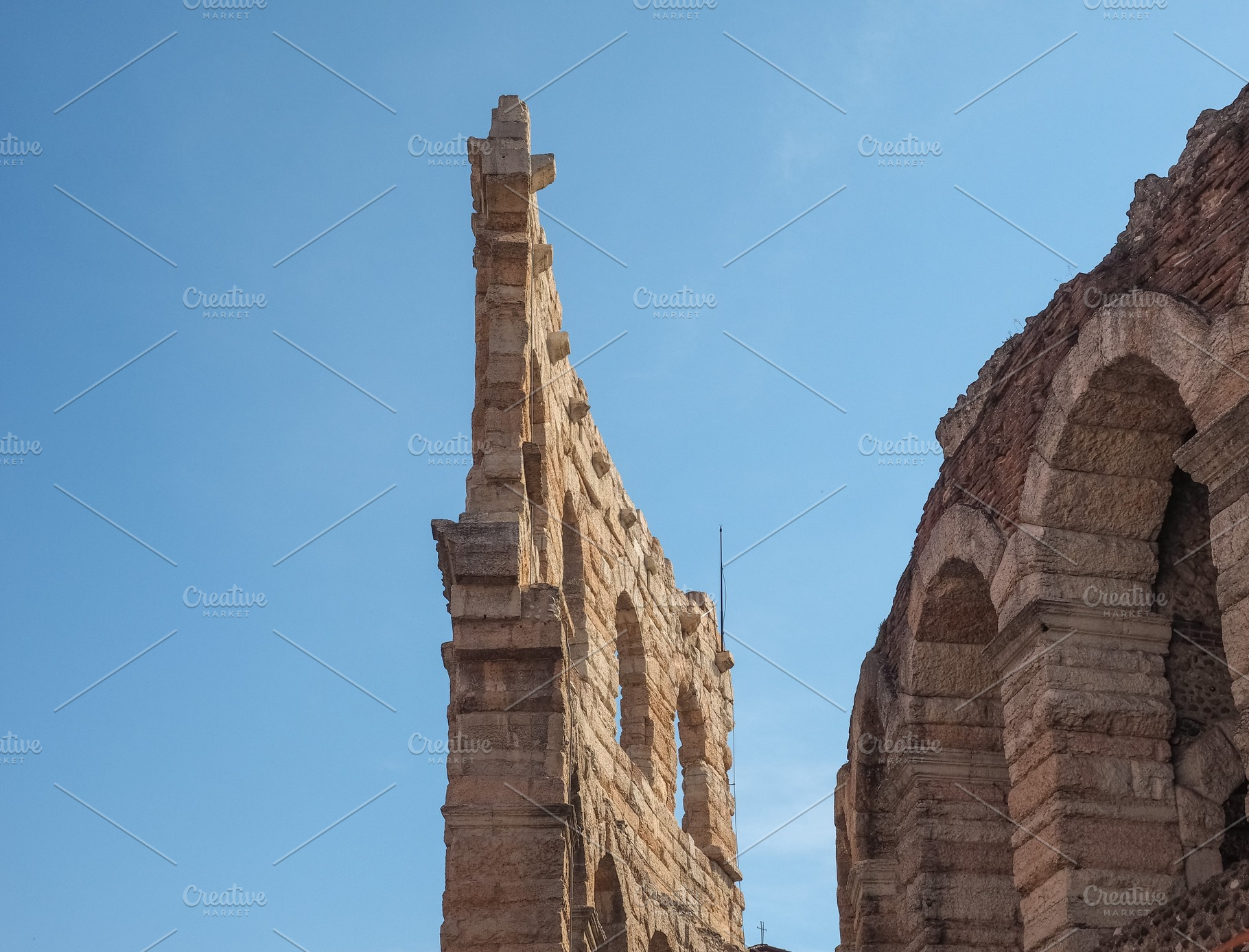 Verona Arena roman amphitheatre | Stock Photos ~ Creative Market