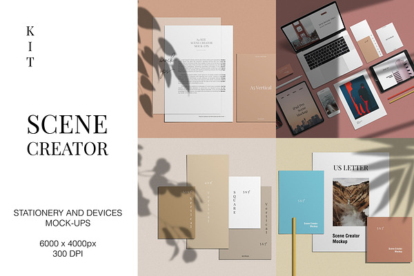 Download Scene Creator Mockups Kit Creative Photoshop Templates Creative Market Yellowimages Mockups