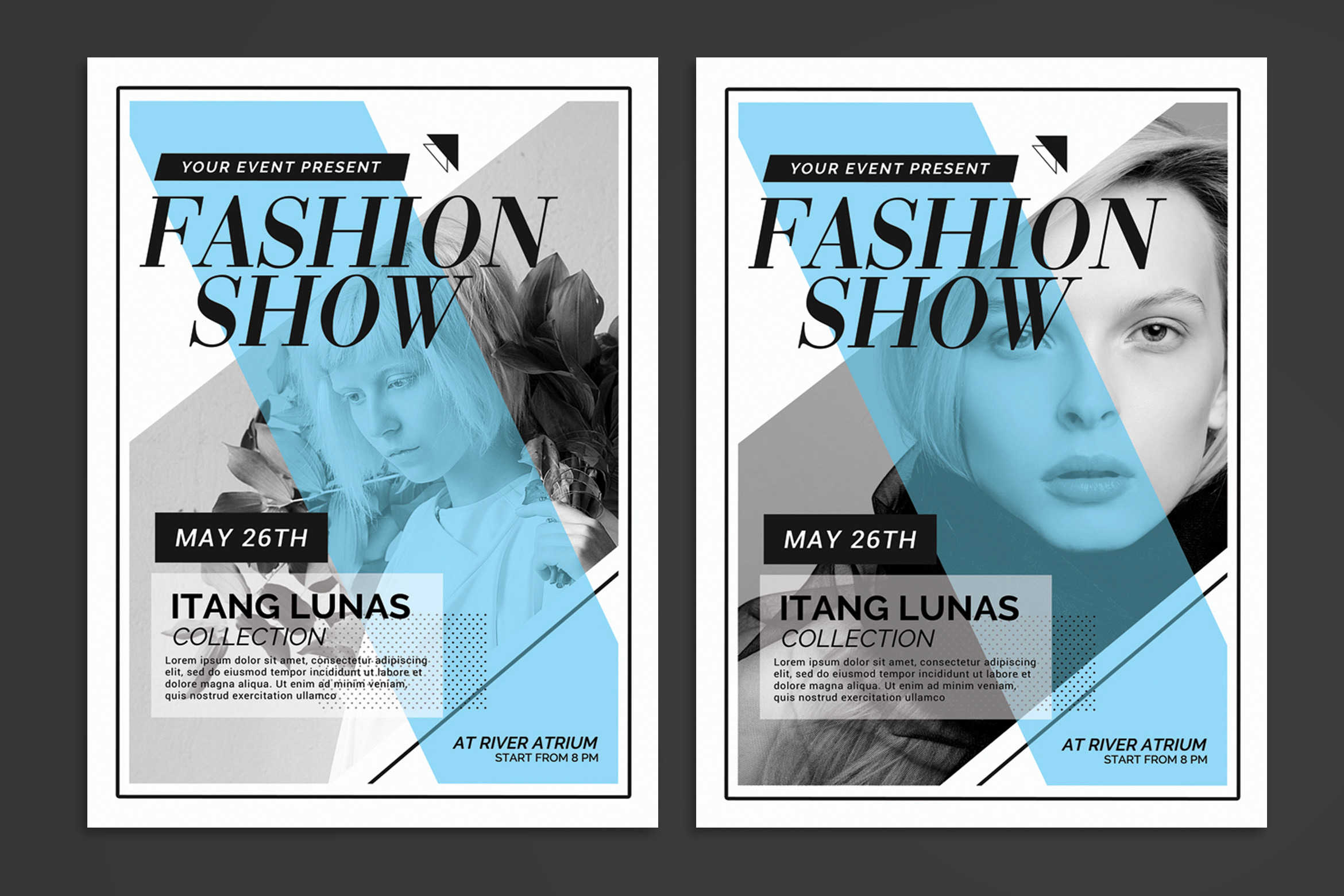 Fashion Show Flyer Flyer Templates Creative Market